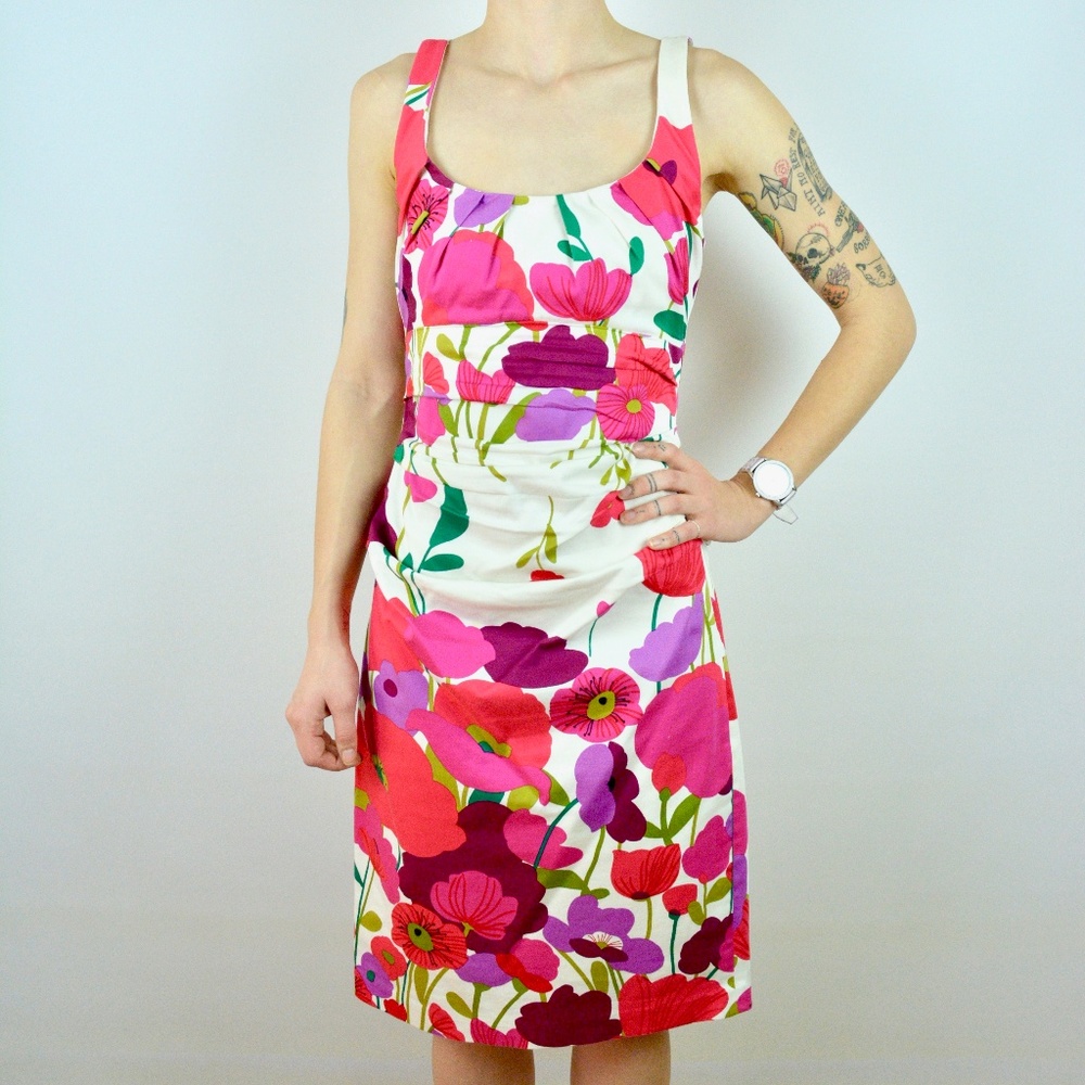 Floral Sheath Dress - Women's Size 2